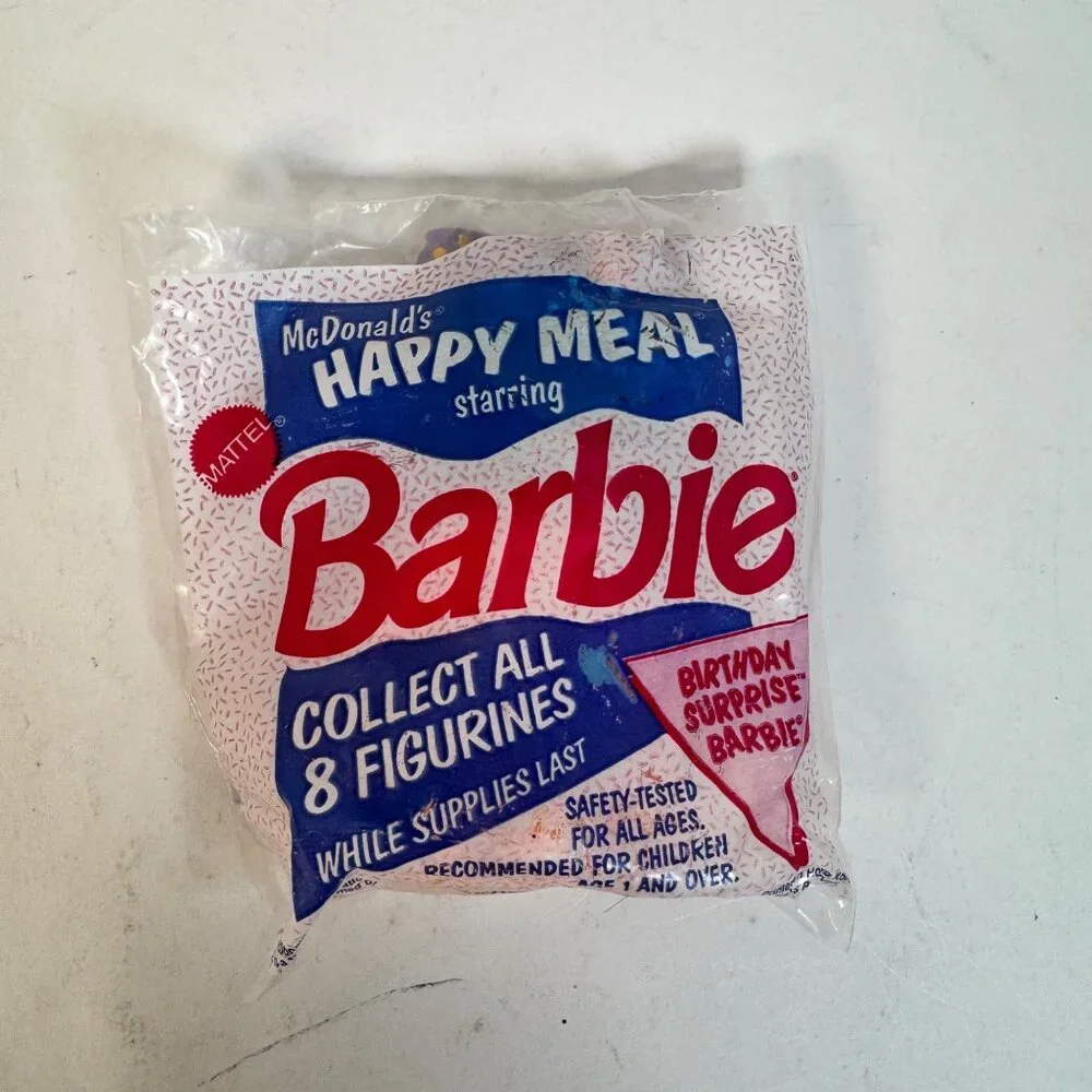 1990 McDonald’s Barbie Happy Meal Toys Sealed Vintage Lot‎ of 4